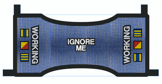 Custom Aero Mesh Dog Cape order for @BONGO