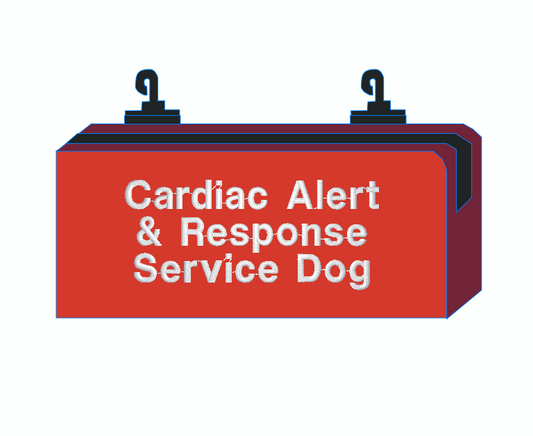 Service Dog Medication Bag with Embroidery, velcro, clips and Poop Bag Dispenser for Kepke (Copy)