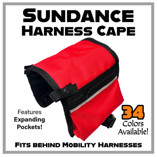 Dog Harness Sundance Cape for Mobility Harness with Expanding Pockets