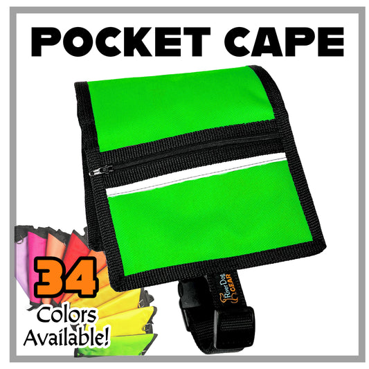 Pocket Cape with Adjustable Straps and Reflect strip