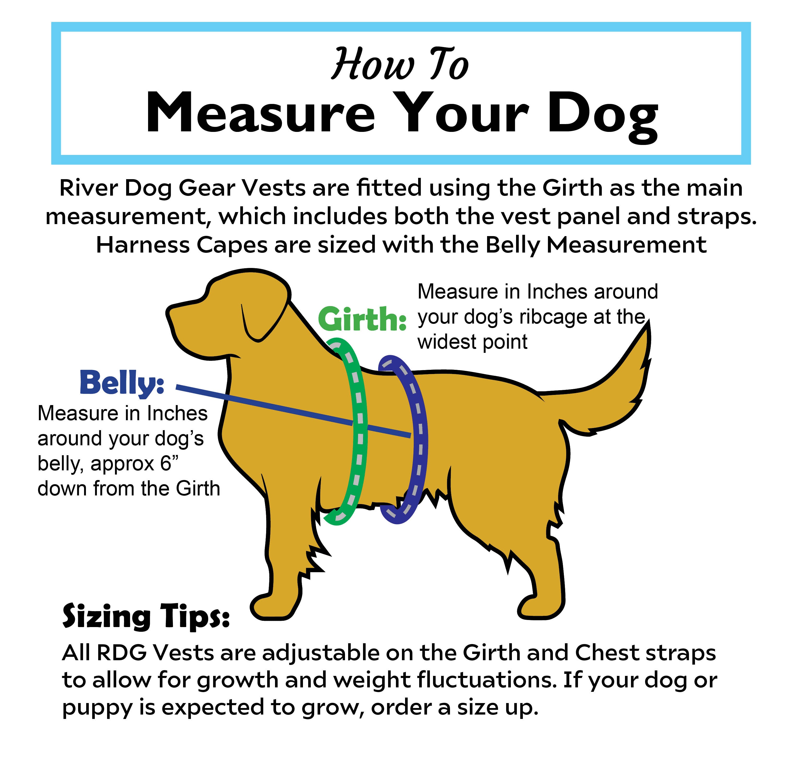 Dog harness with clearance pockets