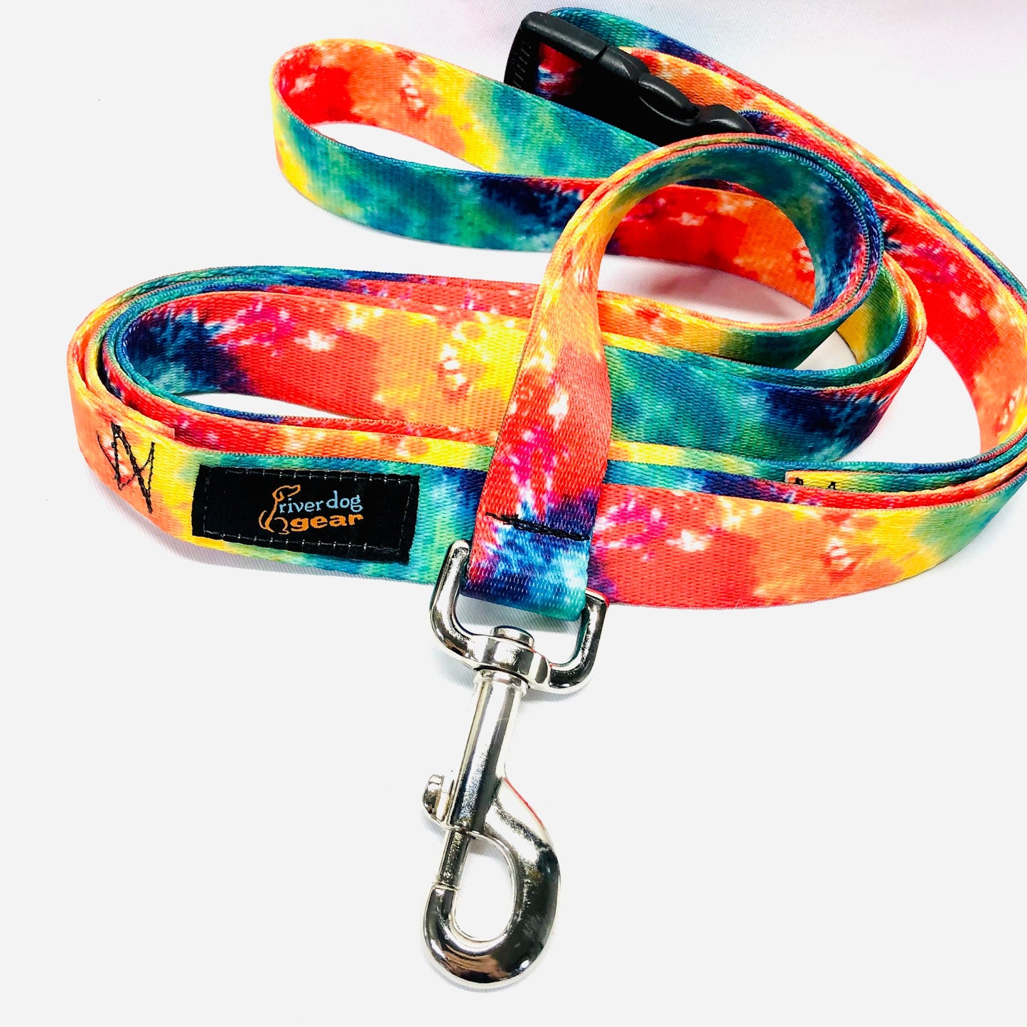 Rainbow Tie Dye Dog Leash - 3 lengths
