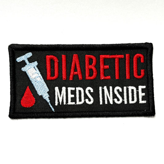 Diabetic Meds Inside 2"x4" Rectangle Patch