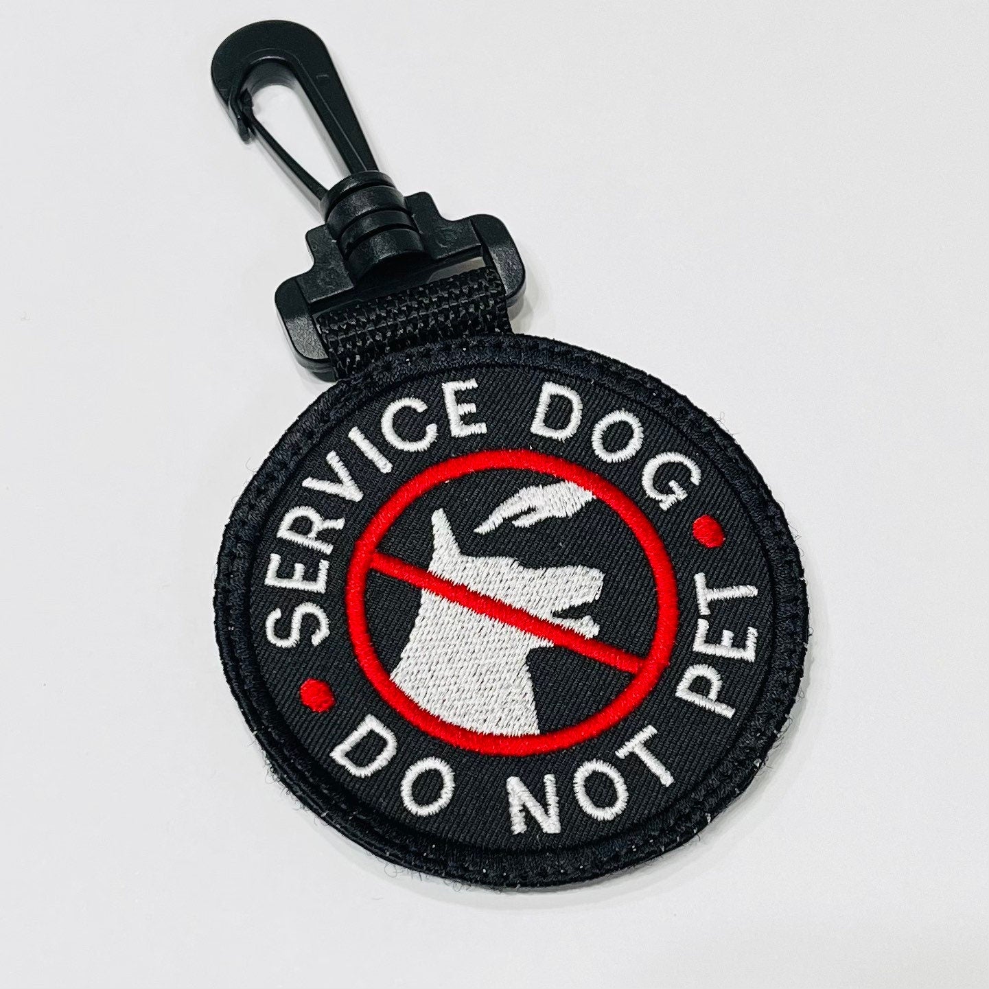 Patch Tab Clip 3" Dog Do Not Pet