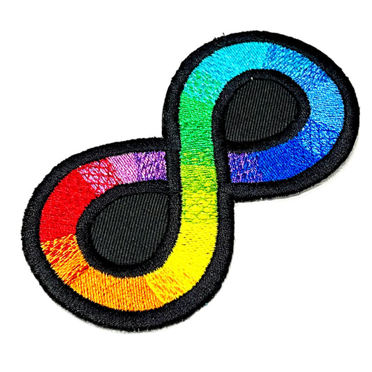 Neurodivergent Spectrum Autism Infinity Rainbow Patch