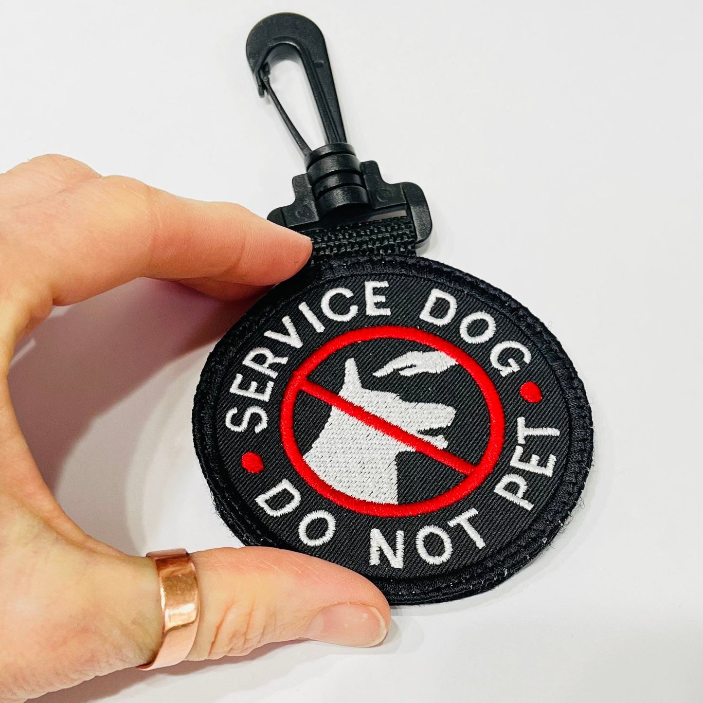 Patch Tab Clip 3" Dog Do Not Pet