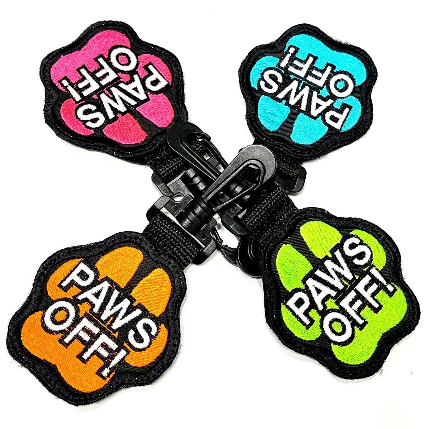 PAWS OFF! 3” Patch Tab Clip