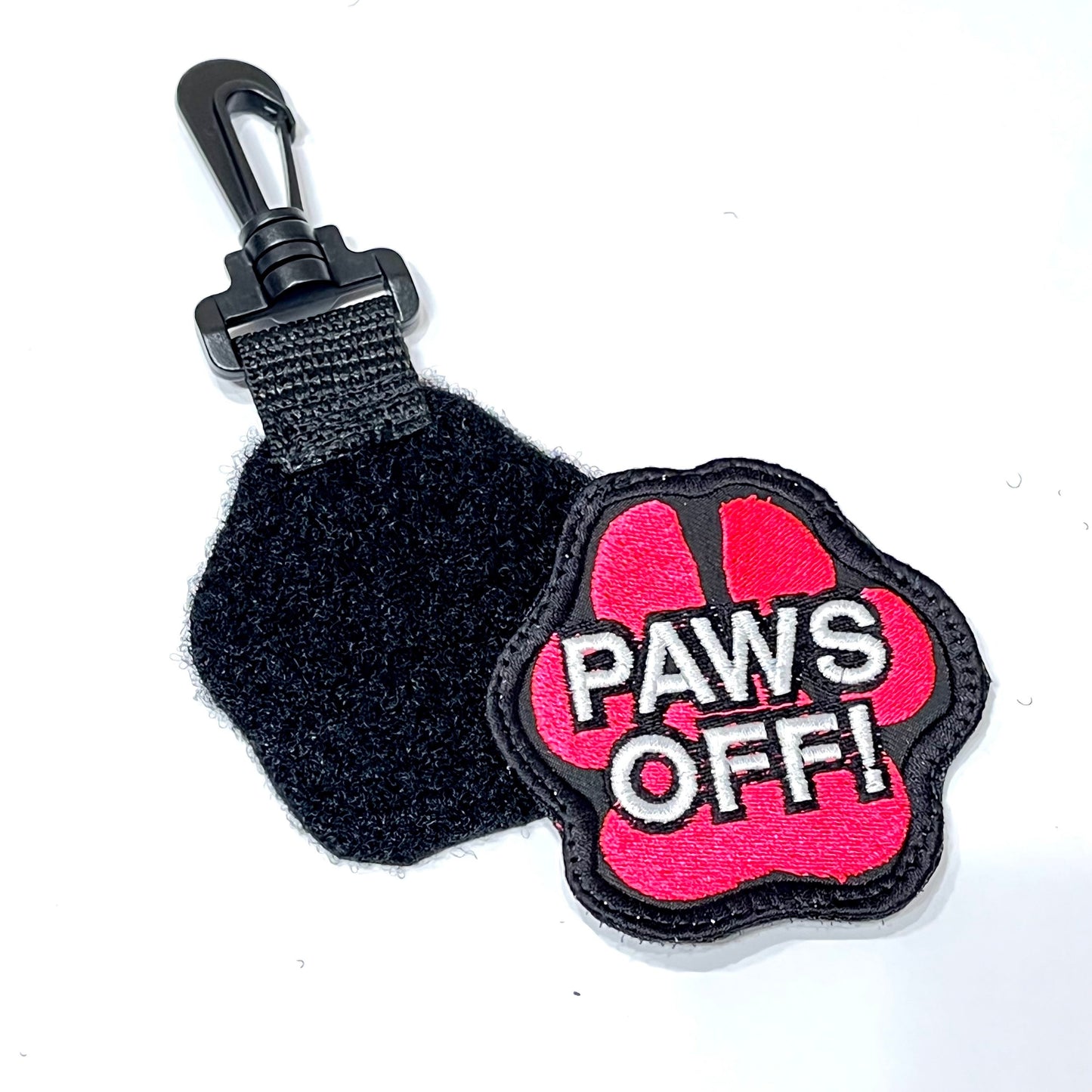 PAWS OFF! 3” Patch Tab Clip