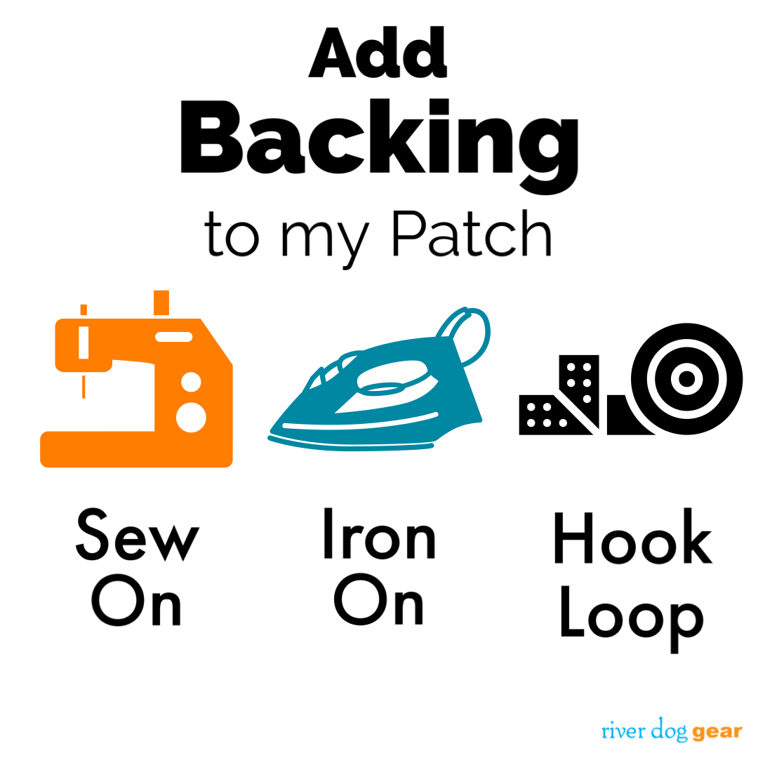 Add Backing to a Patch - Iron On Velcro Hook or Loop